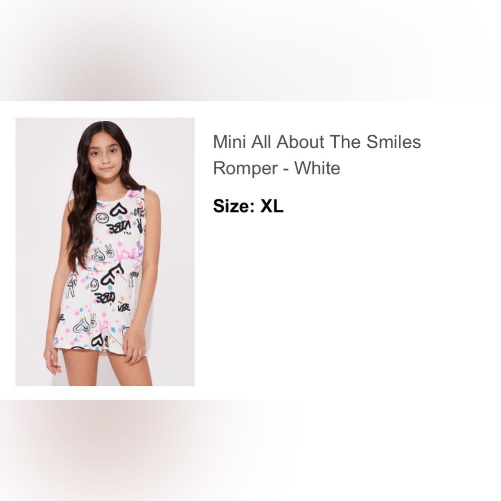 Fashion Nova girls XL romper